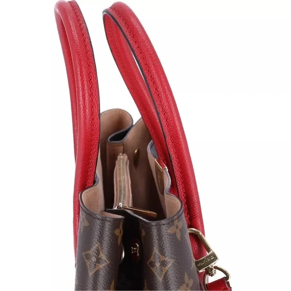 Louis Vuitton Flandrin Triple Compartment Satchel Monogram Brown Cerise M41596 - Picture 6 of 13